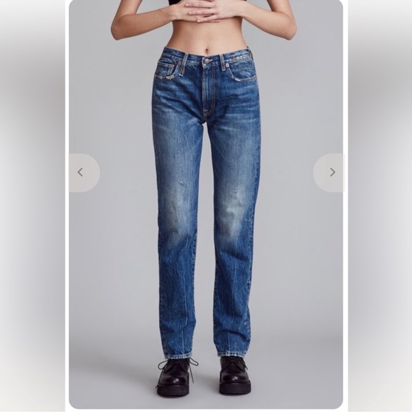 R13 Denim - R13 Axl Slim Demin Jeans Kelly wash
